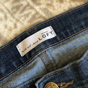 Stretchy straight leg jeans